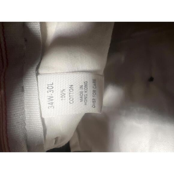 Express 100% Cotton Wide Leg Pants 34W 30L Y2K - Picture 3 of 4